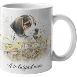 Beagle bögre, névvel