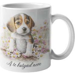 Beagle bögre, névvel