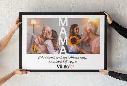 Anyák napi poszter, "MAMA" felirattal 